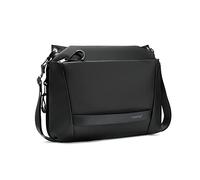 FANDARE Umhängetasche Herren Arbeitstasche Erweiterbar Messenger Bag Schultertasche Herrentasche Kuriertasche zum Umhängen Reise Schule Hochschule Arbeit Outdoor Schulranzen Wasserdicht TPU Schwarz