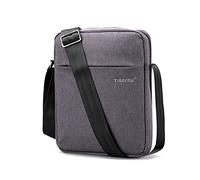 FANDARE Umhängetasche Herren Arbeitstasche Messenger Bag Schultertasche Herrentasche Kuriertasche zum Umhängen für Reise Schule Hochschule Arbeit Outdoor Schulranzen Braun