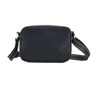FANDARE Umhängetasche Leder Herren Herrentasche Damen Schultertasche Echtes Leder Handgelenktasche Arzttasche Schultertasche Crossbody Bag Arbeitstasche Messenger Bags Geschenk für Männer Schwarz