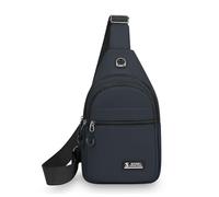 FANDARE Unisex Brusttasche Damen Sling Bag Herren Umhängetasche Wasserdicht für 6,7-Zoll-Handy für Pendler Outdoor-Abenteuer Männer Frauen Hände frei Klein Schulter-Tagesrucksack Dunkelblau C