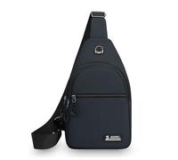 FANDARE Unisex Brusttasche Damen Sling Bag Herren Umhängetasche Wasserdicht für 6,7-Zoll-Handy für Pendler Outdoor-Abenteuer Männer Frauen Hände frei Klein Schulter-Tagesrucksack Dunkelblau D