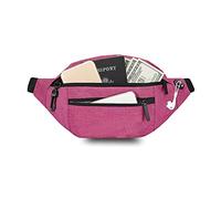 FANDARE Unisex Brusttasche Sling Bag Herren Damen Bauchtasche Umhängetaschen Crossover Rucksack Schultertasche Bauchtasche Daypacks für Outdoor Reisen Camping Wanderrucksäcke Crossbody Pack Rosenrot