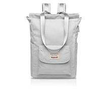 FANDARE Unisex Rucksack Casual Schultertasche mit USB Ladeanschluss Gepäckband Schultasche Daypack für 15.6 inch Laptop Rucksäcke Schule Reise Schüler Schulranzen Dauerhaft Polyester Grau