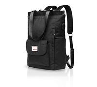FANDARE Unisex Rucksack Casual Schultertasche mit USB Ladeanschluss Gepäckband Schultasche Daypack für 15.6 inch Laptop Rucksäcke Schule Reise Schüler Schulranzen Dauerhaft Polyester Schwarz