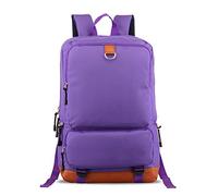 FANDARE Unisex Rucksack Schulrucksack Herren Damen Tagesrucksack mit 15.6 Zoll Laptopfach Rucksack Daypack Laptoptasche Wasserdichter Lässiger Backpack für Business Schule Reisen Uni Arbeit Lila