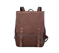 FANDARE Unisex Rucksäcke Wasserdicht Schultertasche Daypacks Schulranzen für 12.9 Zoll Laptoprucksack Herren Damen Schulrucksack Schultasche für Arbeit Wandern Reisen Camping Schule Dunkelbraun