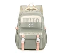 FANDARE Unisex Schulrucksäcke Schultasche Mädchen Jungen Jugendlich Minimalist Carry Tagesrucksäcke Student Campus-Begleiter Schulranzen Alltagsrucksäcke Rucksack Schulrucksack Daypack Grau