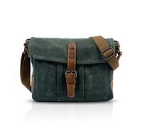 FANDARE Unisex Umhängetasche Segeltuch Schultertasche Damen Herren Lehrertasche Laptoptasche für 7.9 Zoll Notebook Kuriertasche Umschlagtasche Aktentasche Schule Freizeit Reise Business Messenger Bag