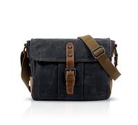 FANDARE Unisex Umhängetasche Segeltuch Schultertasche Damen Herren Lehrertasche Laptoptasche für 7.9 Zoll Notebook Kuriertasche Umschlagtasche Aktentasche Schule Freizeit Reise Business Messenger Bag