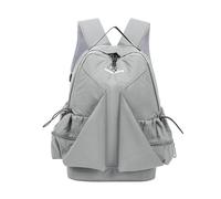 FANDARE Unisex Wanderrucksack Tagesrucksäcke Damen Herren Schulranzen Rucksack Tornister Daypack Laptop-Rucksack Reisetasche Handgepäck Schulrucksack Arbeiten Reisen Weekender Schultasche Grau