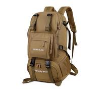 FANDARE Wanderrucksack Herren Damen Trekkingrucksack Reiserucksack Tourenrucksack Wandern Rucksack Tagesrucksack für Camping Trekking Mountainering Reisen Wasserdicht Bergsteigerrucksack Khaki