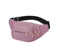Fanny Pack for Women - Waterproof Adjustable Waist Bag, Portable Running Belt Pouch for Outdoor Hiking Sports Cycling Camping Commuting Travel Vacation Use 28.35x5.51x2.36in, Light Pink, Beziehen Sie