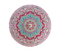 FANSU Chinesischer Regenschirm mit Holzgriff Handgemachte Regenschirm aus Geöltem Papier Japanischer Sonnenschirm aus Reispapier mit Holzgriff Stockschirm, Gold (Rosa,Durchmesser 84cm)