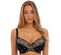 Fantasie Damen Aubree Bügel seitlicher Unterstützung Plunge-BH, Durchsichtig, Nachthimmel (Night Sky), 90E