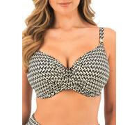 Fantasie - Bikinioberteil, gedreht, mit Bügel, Koh Lipe, Schwarz & Cream - 90F, Schwarz