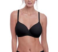 Fantasie Damen Aura Moulded Underwire Seamless Bra T-Shirt-BH, Durchsichtig, Schwarz, 65E