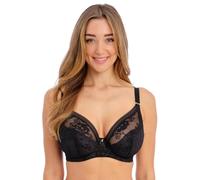 Fantasie Damen Fusion Tief ausgeschnittener Bügel, wattiert Plunge-BH, Blickdicht, Schwarz, 75E