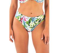 Fantasie Damen Langkawi Mid Rise Brief Bikini-Unterteile, Weiss/opulenter Garten, S