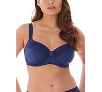 Fantasie Damen Women's Illusion Underwire Side Suport Bra BH mit voller Abdeckung, Durchsichtig, Marineblau, 90D