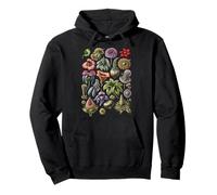 Fantasy Flower Garden Exotic Botany Pullover Hoodie