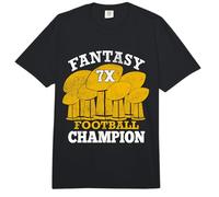 Fantasy Football 7X Champion Sieben Time Champ Fantasy Sieger Comfort Colors Adult Heavyweight T-Shirt