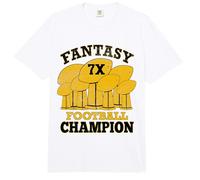 Fantasy Football 7X Champion Sieben Time Champ Trophäe Gewinner Comfort Colors Adult Heavyweight T-Shirt