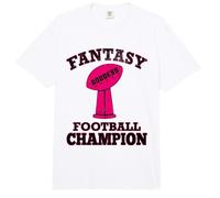 Fantasy Football Champion & Goddess Champ Trophäe Gewinner Pink Comfort Colors Adult Heavyweight T-Shirt