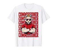 Fantasy Football Commissioner Goat Basketball King Soccer Preisgünstiges Grafik-T-Shirt