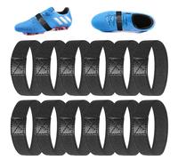 Fantasyon 12 Stück Schnürsenkel Fixierband Fußball,Band Fußballschuhe Reißfeste Fixierung Für Fußballschuhe, Fixierband Fussball Reißfeste,Fußball Basketball Volleyball Erwachsenes Kind