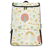 FANTAZIO Reise Laptop Rucksack Einhorn Love Nature Durable College Schule Computer Bookbag für Outdoor Camping passend bis Notebook