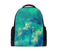FANTAZIO Rucksack-Charms, abstrakte Kunst, Aquarell, Grün