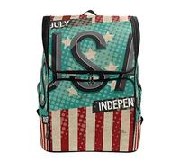 FANTAZIO Rucksack im Retro-Stil der USA Unabhängigkeit Tag Laptop Outdoor Rucksack Reise Wandern Camping Rucksack Rucksack Casual Groß College Schule Daypack