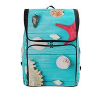 FANTAZIO Rucksack Seestern inmitten der Muscheln Laptop Outdoor Rucksack Reise Wandern Camping Rucksack Pack Casual Groß College Schule Daypack