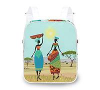 FANTAZIO Rucksäcke afrikanische Frauen im Berg Landschaft Schultertasche Schultasche