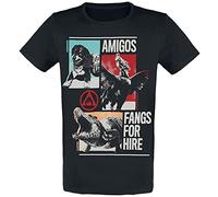 Far Cry 6 - The Amigos Männer T-Shirt schwarz S 100% Baumwolle Fan-Merch, Gaming, Ubisoft