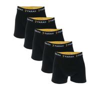 Farah - "Chorley" Boxershorts für Herren(5er-Pack) (Schwarz) L