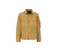 Alpha Industries Color Block Overshirt khaki, Größe S, Herren, Baumwolle
