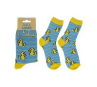 Farbenfrohe Socken Badeente, Größe 36-42
