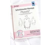 Farbenmix Blusenshirt, Schnittmuster-Konzept, große Größen 42-60, Nähkurs inklusive