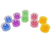 ZickZackNaehmaschine Farbige Bunte Kunststoff Spulen für Singer 1507, 2250, 2259, 2263, 2273, 8280, 2282 Nähmaschine 10 St.