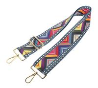 Farbiger Schultertaschengurt als Ersatz für Taschen Breit Verstellbar | Polyester Baumwolle, Stabile Metallbeschläge und 360 Grad Drehhaken, für Alltag, Pendeln und Reisen