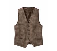 Farbkreis-Tweed-Weste Mey & Edlich Braun 48 Herren