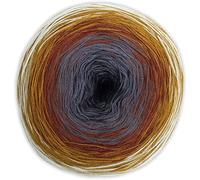 Farbverlaufsgarn Bobbel 4-fädig 1000m, Woolly Hugs Bobbel Cotton XXL color 610, zum Stricken oder Häkeln, 250g