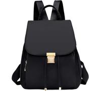 Farcauo Kleiner Frauenrucksack Mini Travel Backpack Schwarz Leichter Tagesrucksack für Frauen