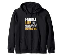 Farkle Life hat Mich ausgewählt und Mich dann verspottet Lustige Farkle-Spieler Kapuzenjacke