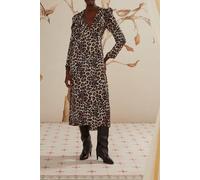 FARM Rio Natural Skin Cream Midi Dress Größe: S | Midikleider Outlet | Damen | Weiß