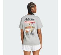 adidas Sportswear Farmers Market Graphic T-Shirt Damen KB2486 - medium grey heather XS