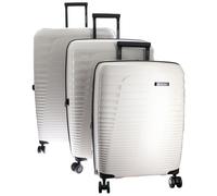 Farmhood Eco Edition nachhaltiges Hartschalen Koffer-Set 3-teilig | Trolleys mit Dehnfalte erweiterbar um 6 cm| Robustes und leichtes Material, 4 Doppelrollen & TSA-Schloss | Damen & Herren