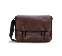 Farmhood Memphis Aktentaschen Messenger Leder 38 cm Laptopfach braun