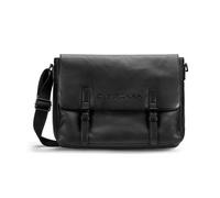Farmhood Memphis Aktentaschen Messenger Leder 38 cm Laptopfach schwarz